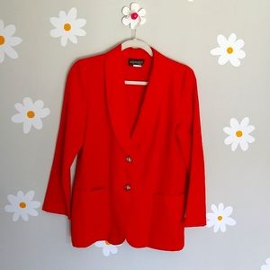 🌼 Requirements Petite Vintage Bright Red Blazer